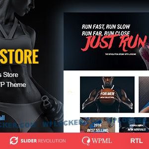 Sports Store – Sports Clothes & Fitness Equipment Store Theme