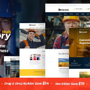 Factory HUB - Industry / Factory / Engineering Theme