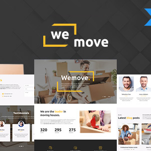WeMove - Home Moving & Logistic WordPress Theme