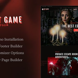 Exit Game - Real-Life Room Escape WordPress Theme