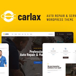 Carlax - Car Parts Store & Auto Service Theme
