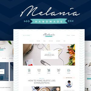 Melania 2.5 - Handmade Blog & Shop WordPress Theme