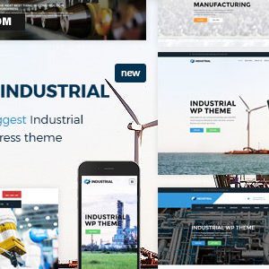 Industrial - Factory Business WordPress Theme