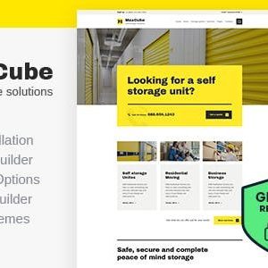 MaxCube - Moving & Self Storage Relocation Business WordPress Theme