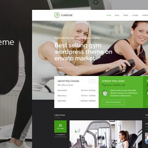 GymBase - Responsive Gym Fitness WordPress Theme