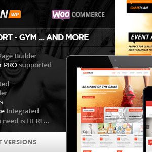 Gameplan - Event and Gym Fitness Theme